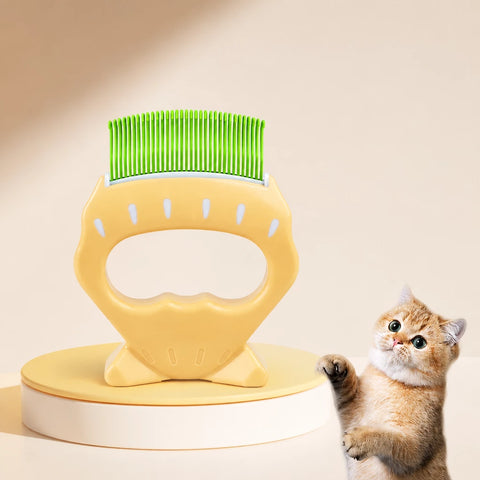 Shell-Shaped Grooming Comb for Cats and Dogs
