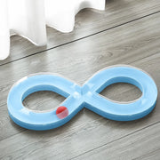 Interactive Rolling Ball Track Toy for Cats