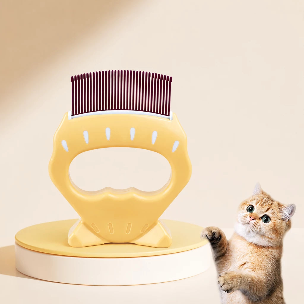 Shell-Shaped Grooming Comb for Cats and Dogs