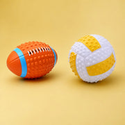 Squeaky Sports Dog Balls for Small and Medium Dogs