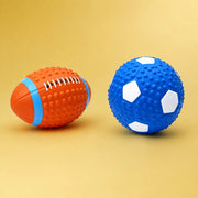 Squeaky Sports Dog Balls for Small and Medium Dogs