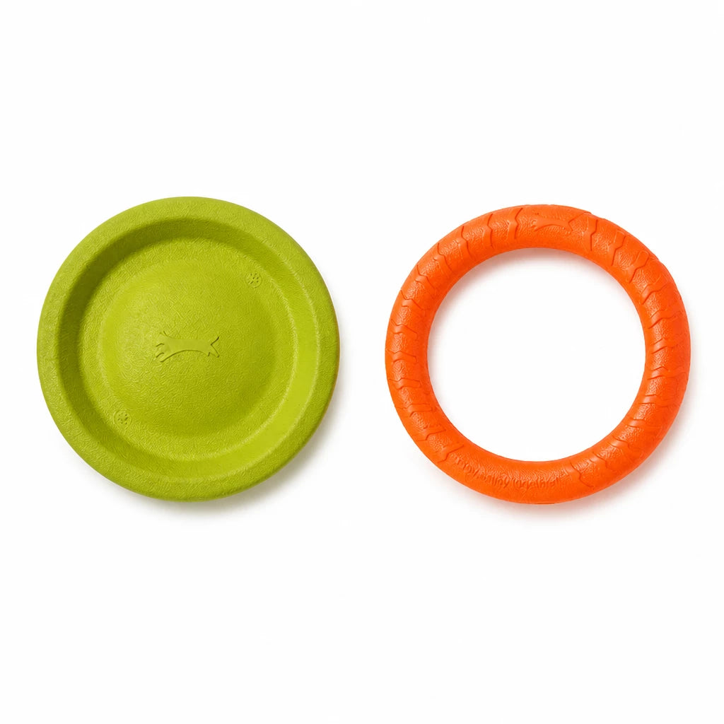 Floating Dog Frisbee Toy for Fetch and Water Play
