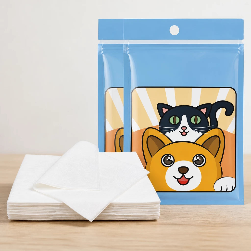 Absorbent Pet Urine Cleanup Sheets for Dogs & Cats