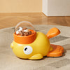 Duck-Shaped Rotating Treat Dispenser Toy