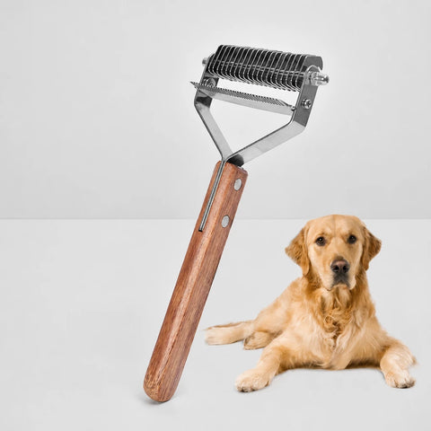 Double-Sided Grooming Comb for Medium to Large Dogs & Long-Haired Cats