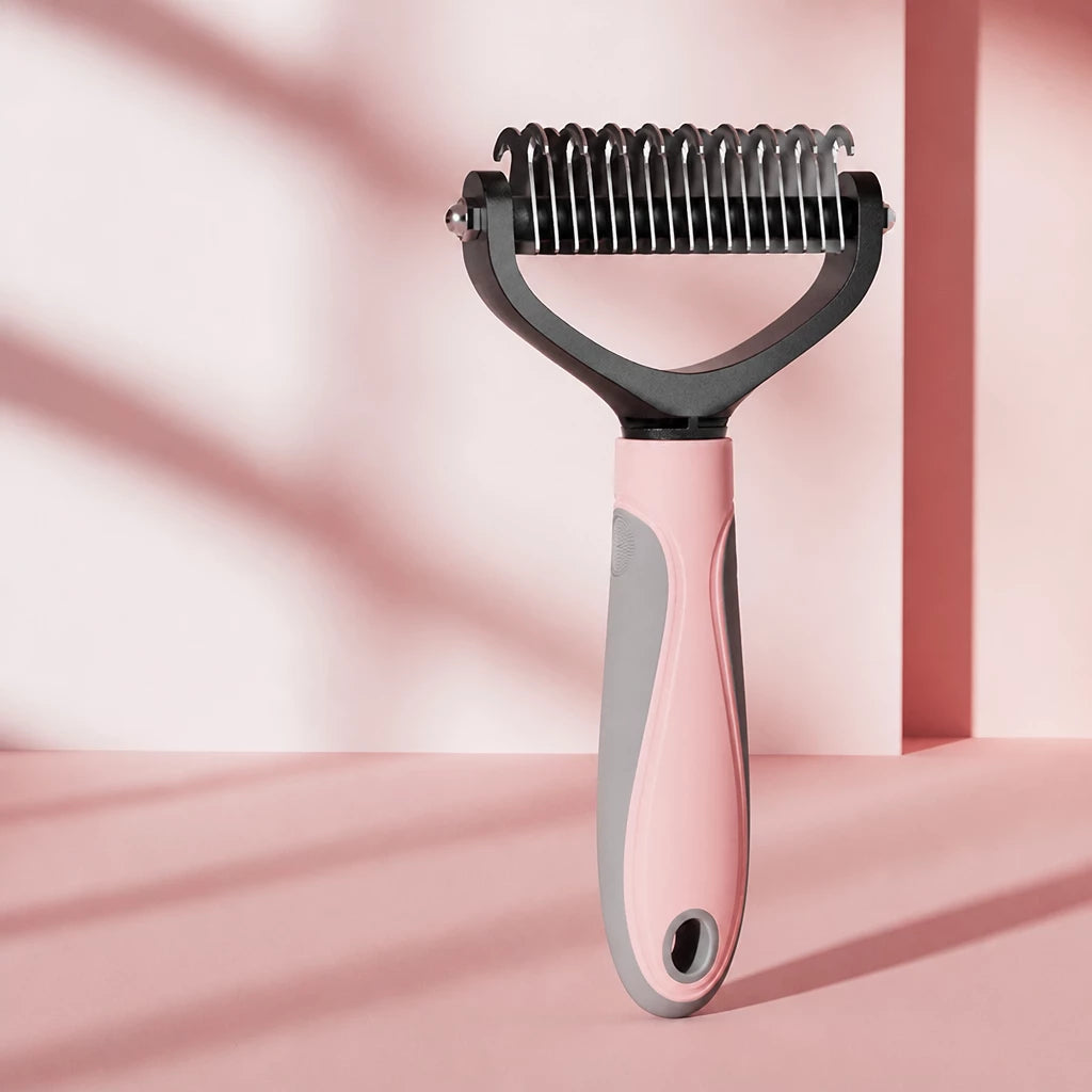 Double-Sided Dematting Comb for Cats & Dogs