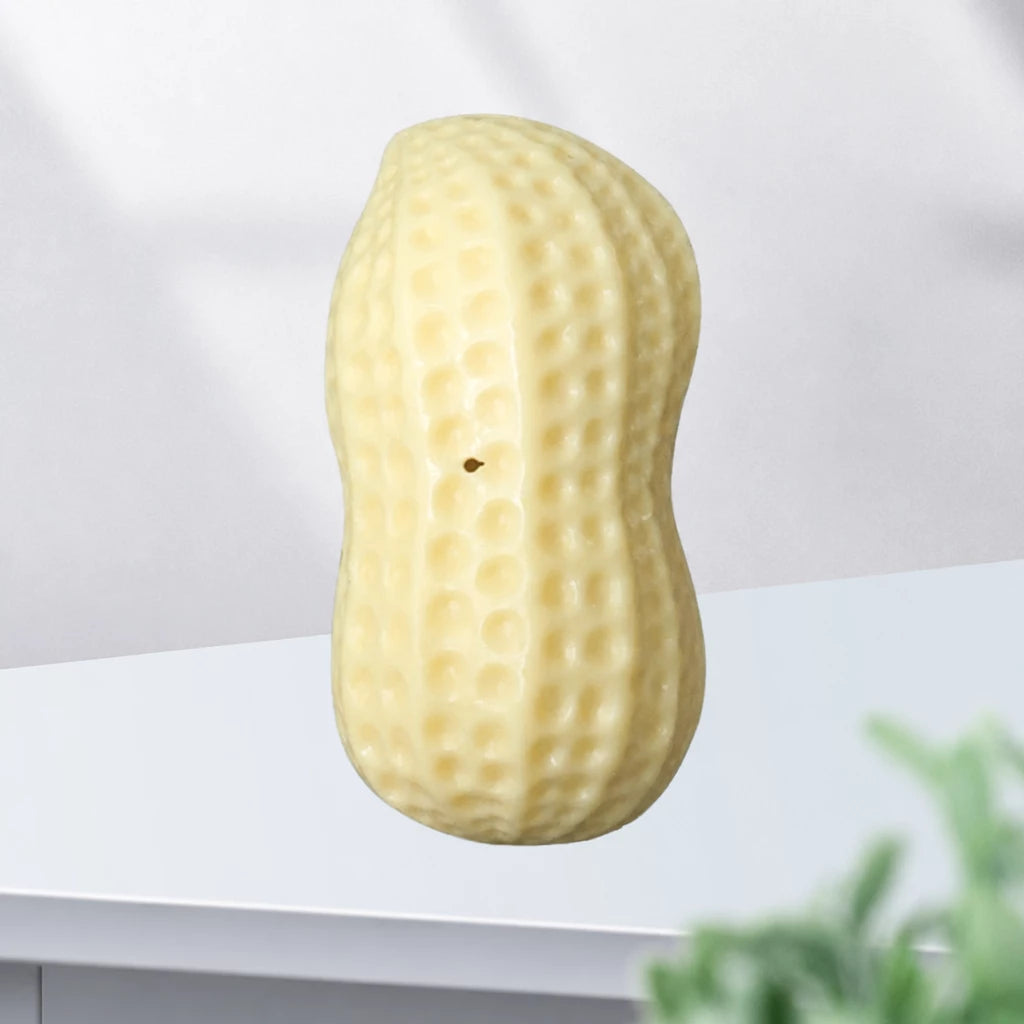 Peanut-Shaped Squeaky Dog Toy
