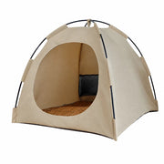 Portable Enclosed Tent Bed for Cats and Small Dogs