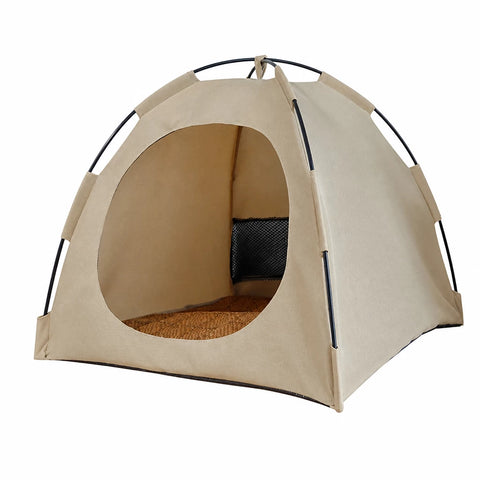Portable Enclosed Tent Bed for Cats and Small Dogs