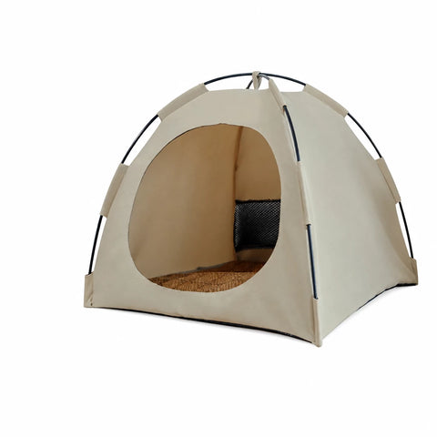 Portable Enclosed Tent Bed for Cats and Small Dogs