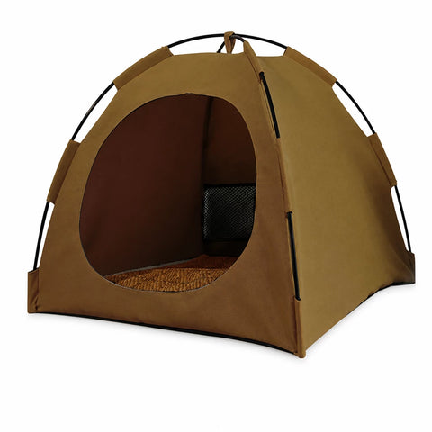 Portable Enclosed Tent Bed for Cats and Small Dogs