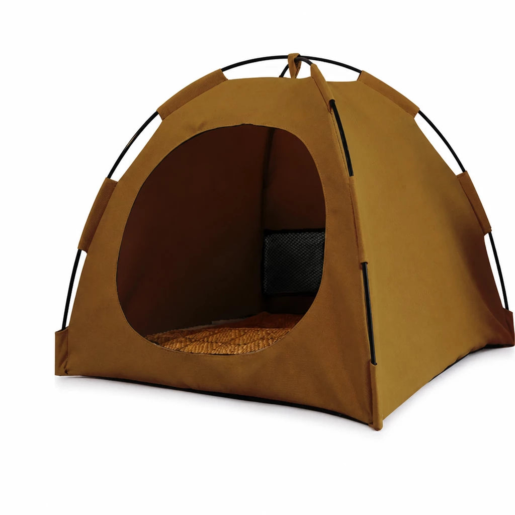 Portable Enclosed Tent Bed for Cats and Small Dogs