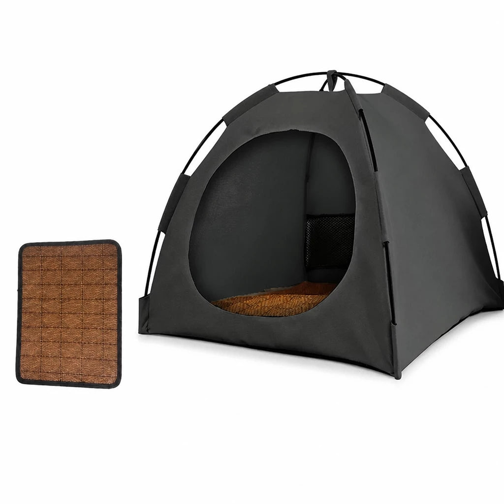 Portable Enclosed Tent Bed for Cats and Small Dogs