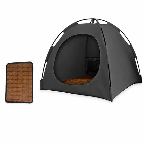 Portable Enclosed Tent Bed for Cats and Small Dogs