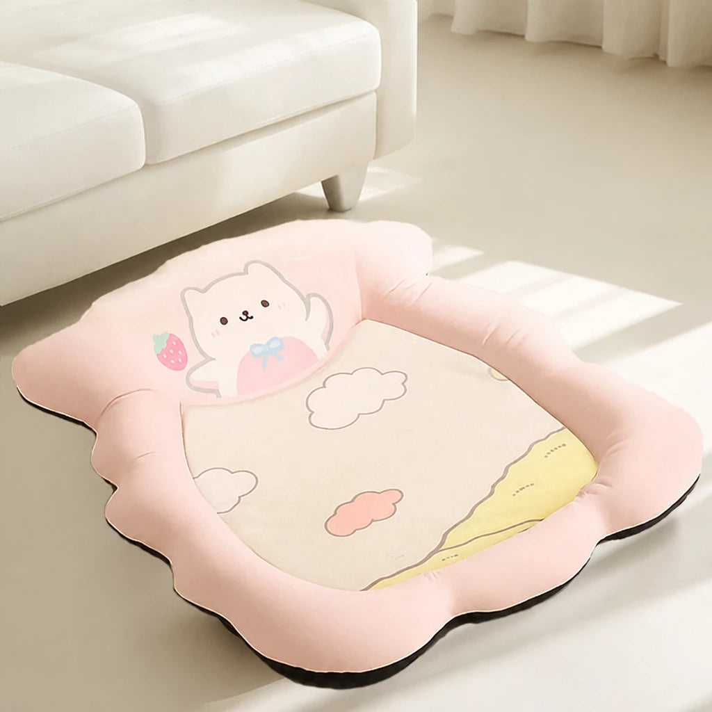 Washable Removable Pet Bed Mat for Dogs & Cats
