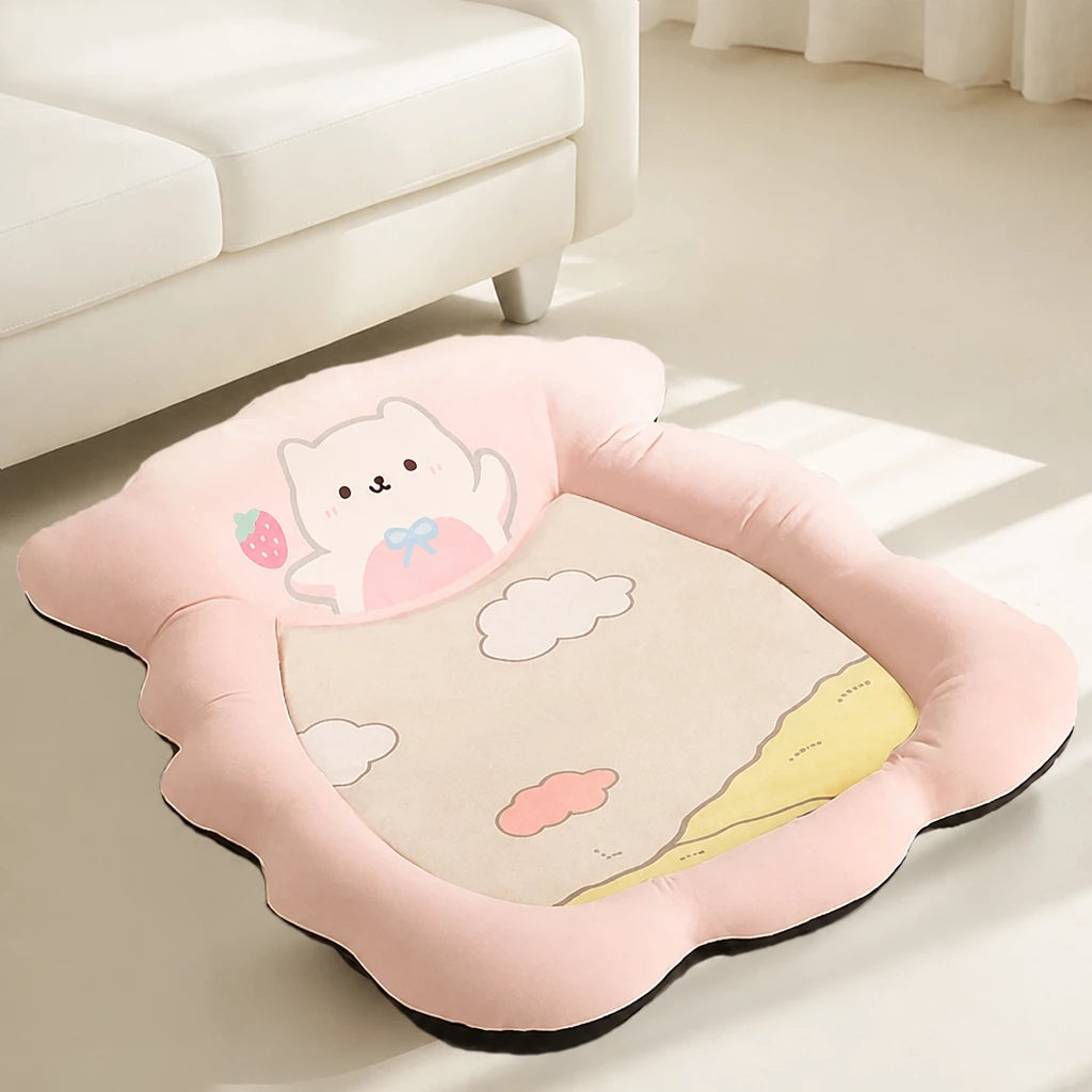 Washable Removable Pet Bed Mat for Dogs & Cats