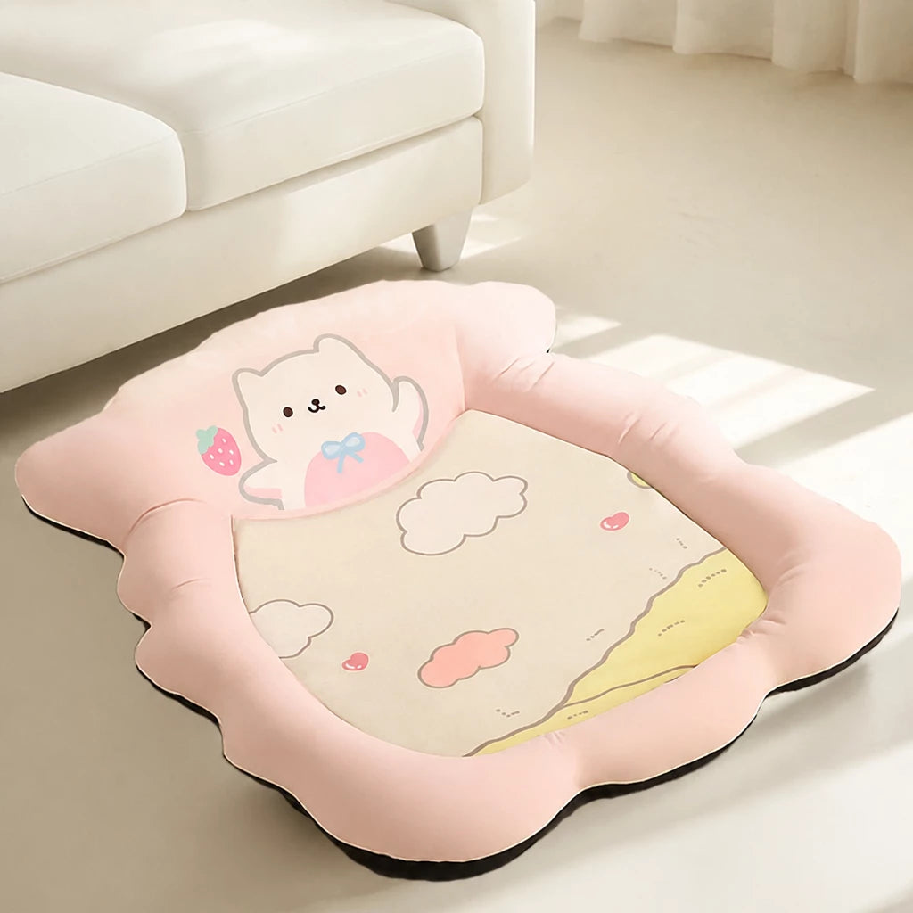 Washable Removable Pet Bed Mat for Dogs & Cats