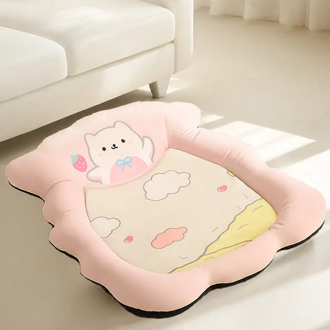 Washable Removable Pet Bed Mat for Dogs & Cats