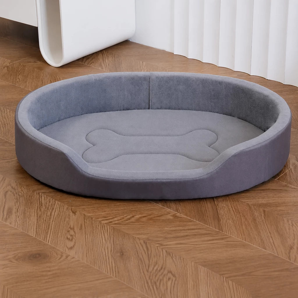 All-Season Removable Washable Polyester Dog Bed