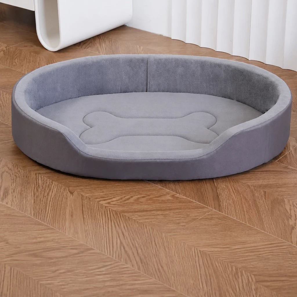 All-Season Removable Washable Polyester Dog Bed