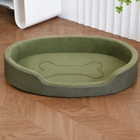 All-Season Removable Washable Polyester Dog Bed