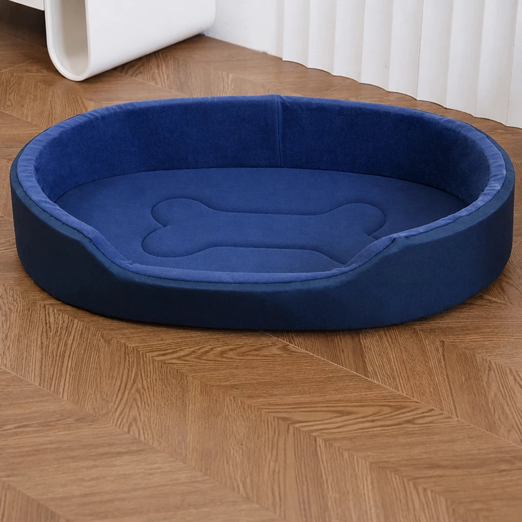 All-Season Removable Washable Polyester Dog Bed