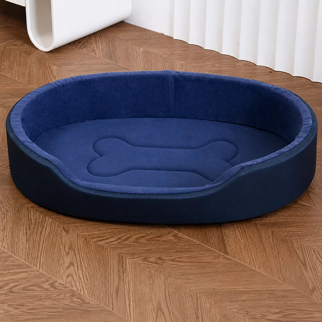 All-Season Removable Washable Polyester Dog Bed