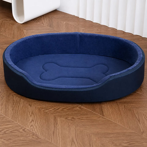 All-Season Removable Washable Polyester Dog Bed