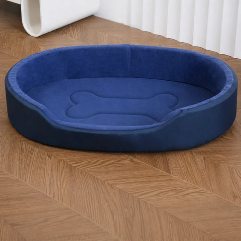 All-Season Removable Washable Polyester Dog Bed