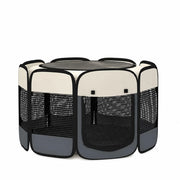 Foldable Enclosed Patchwork Pet Bed for Cats & Dogs