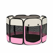 Foldable Enclosed Patchwork Pet Bed for Cats & Dogs