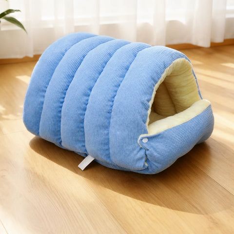 Semi-Enclosed EPE Foam Pet Bed for Cats & Dogs