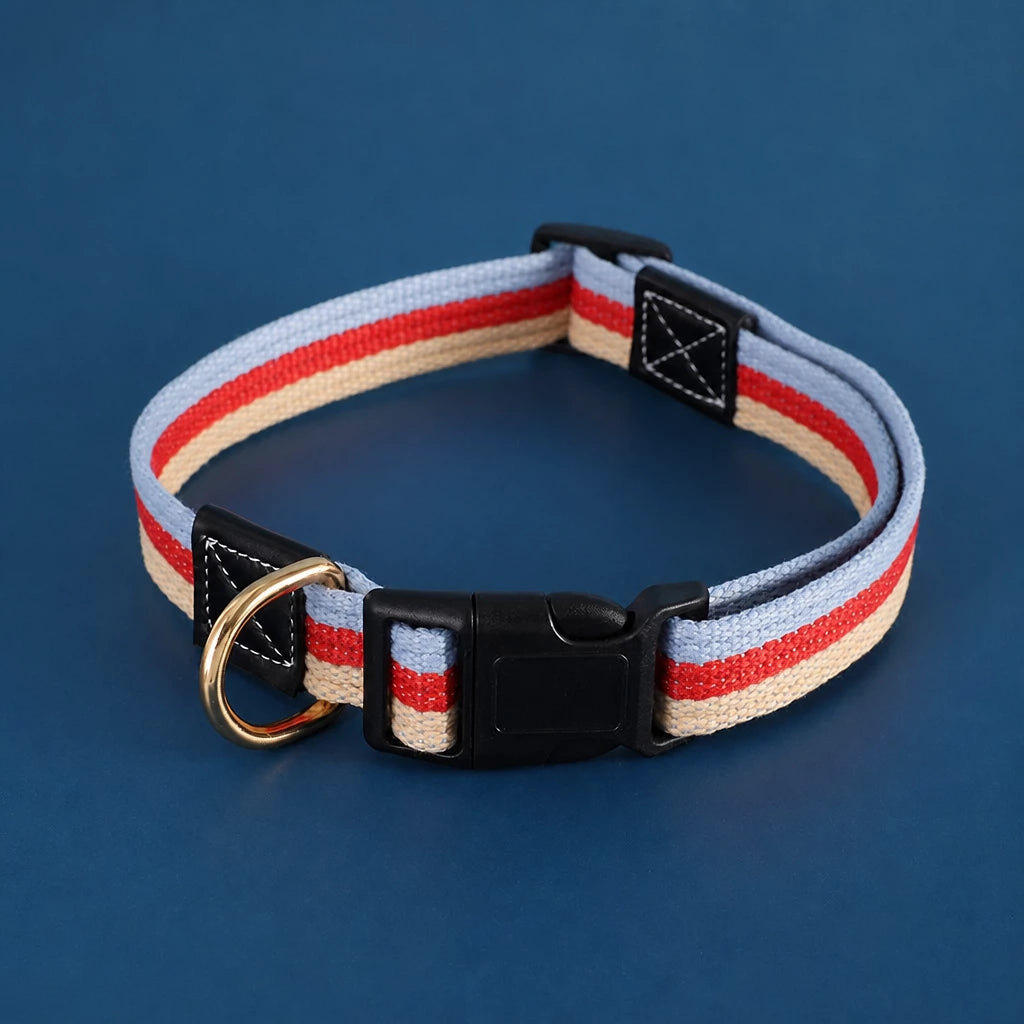 Adjustable Canvas Dog Collar