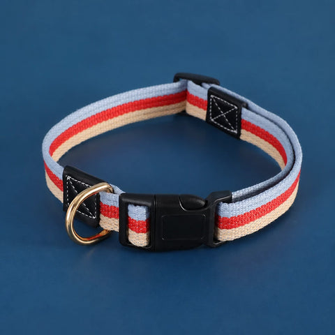 Adjustable Canvas Dog Collar