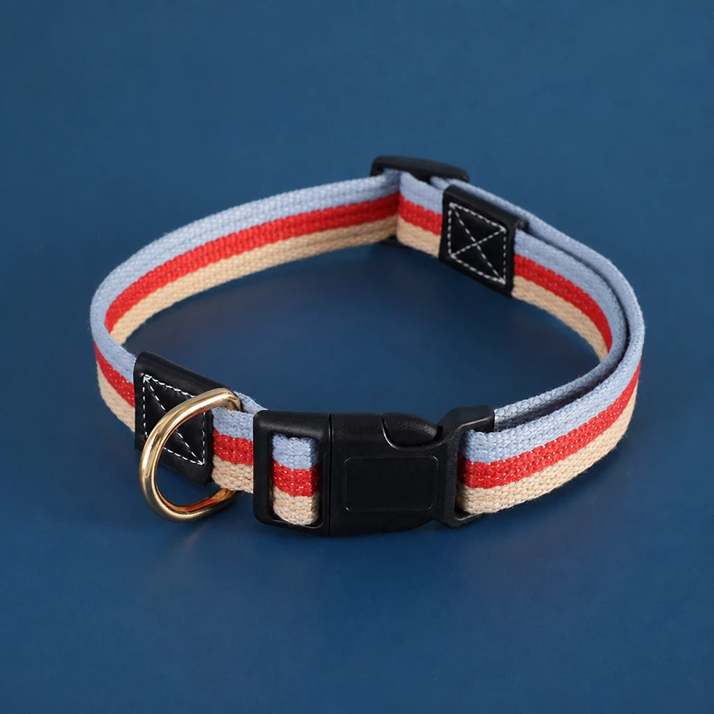 Adjustable Canvas Dog Collar