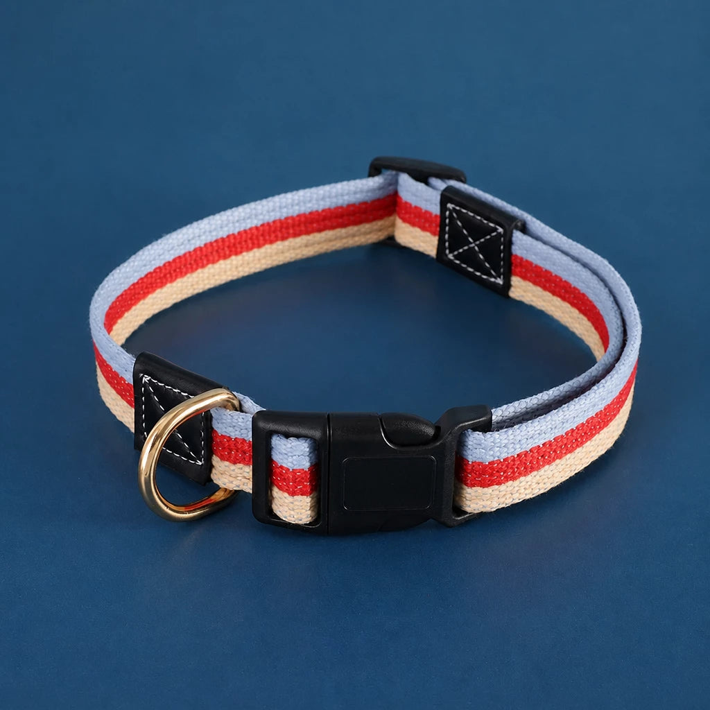 Adjustable Canvas Dog Collar