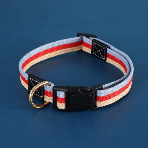 Adjustable Canvas Dog Collar