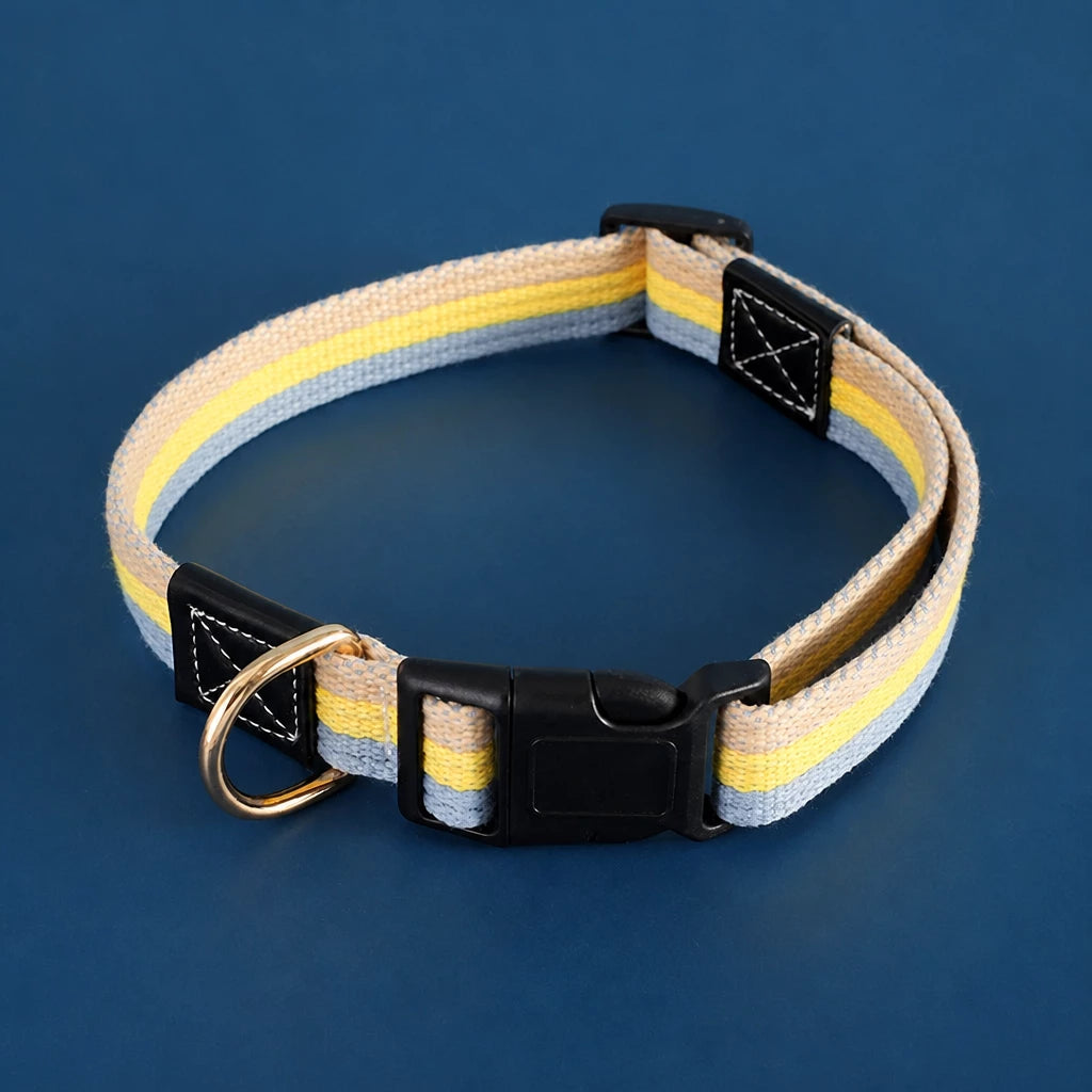 Adjustable Canvas Dog Collar