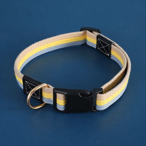 Adjustable Canvas Dog Collar