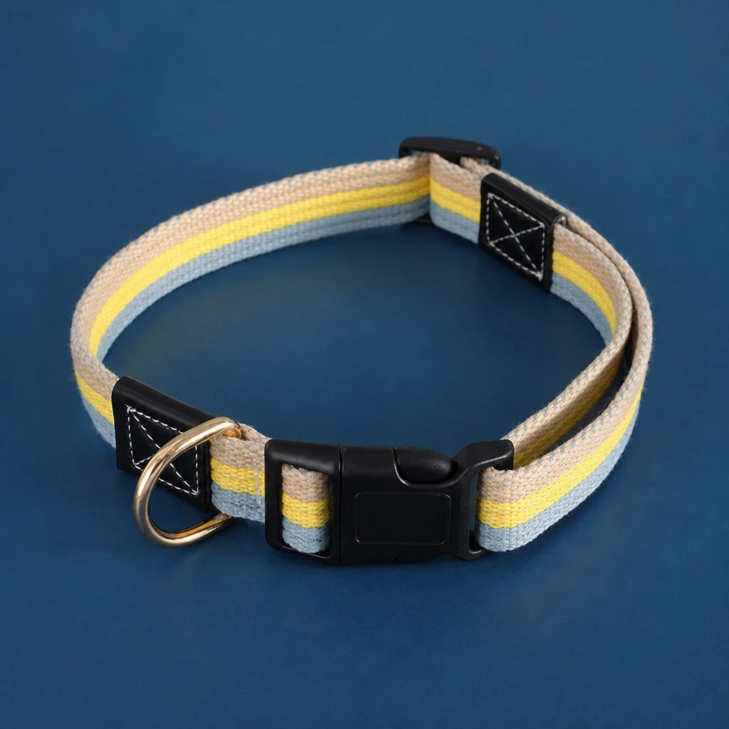 Adjustable Canvas Dog Collar