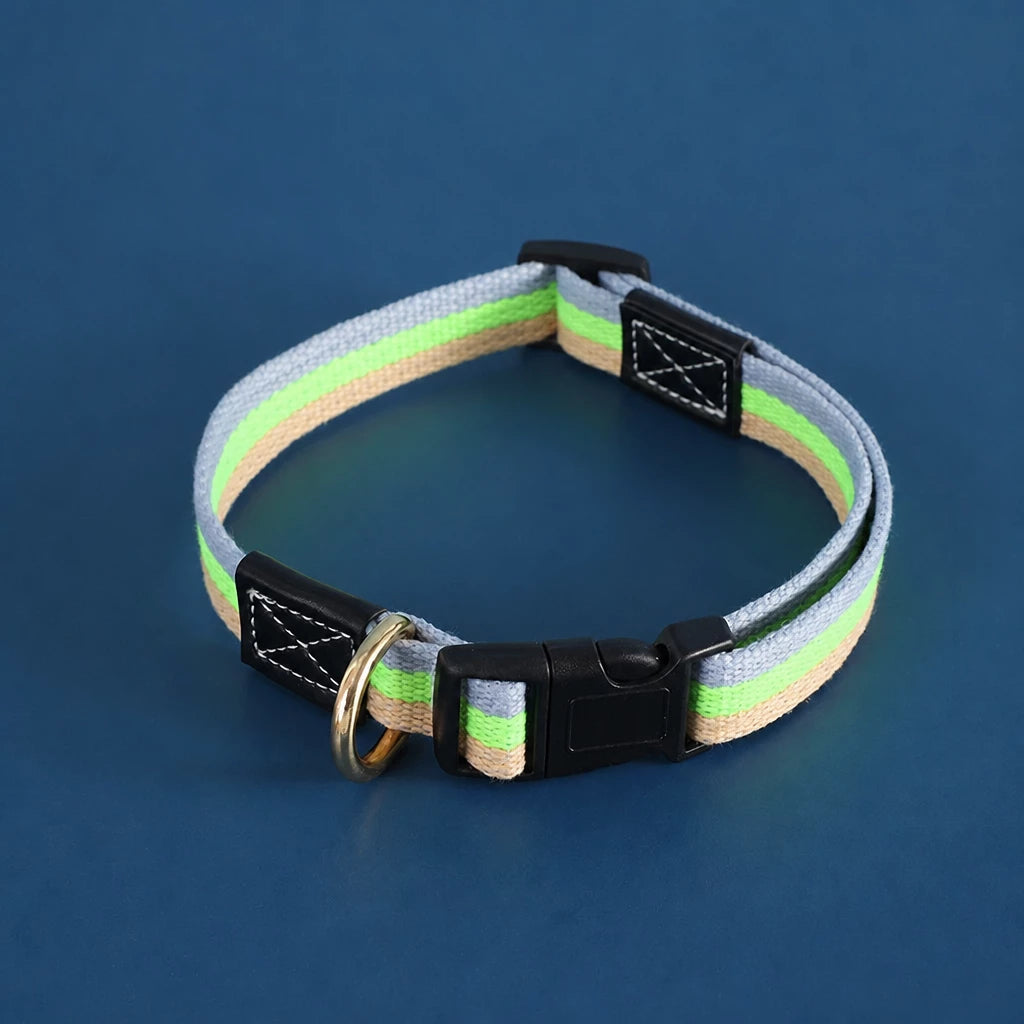 Adjustable Canvas Dog Collar