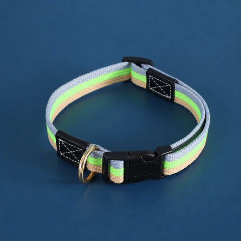 Adjustable Canvas Dog Collar