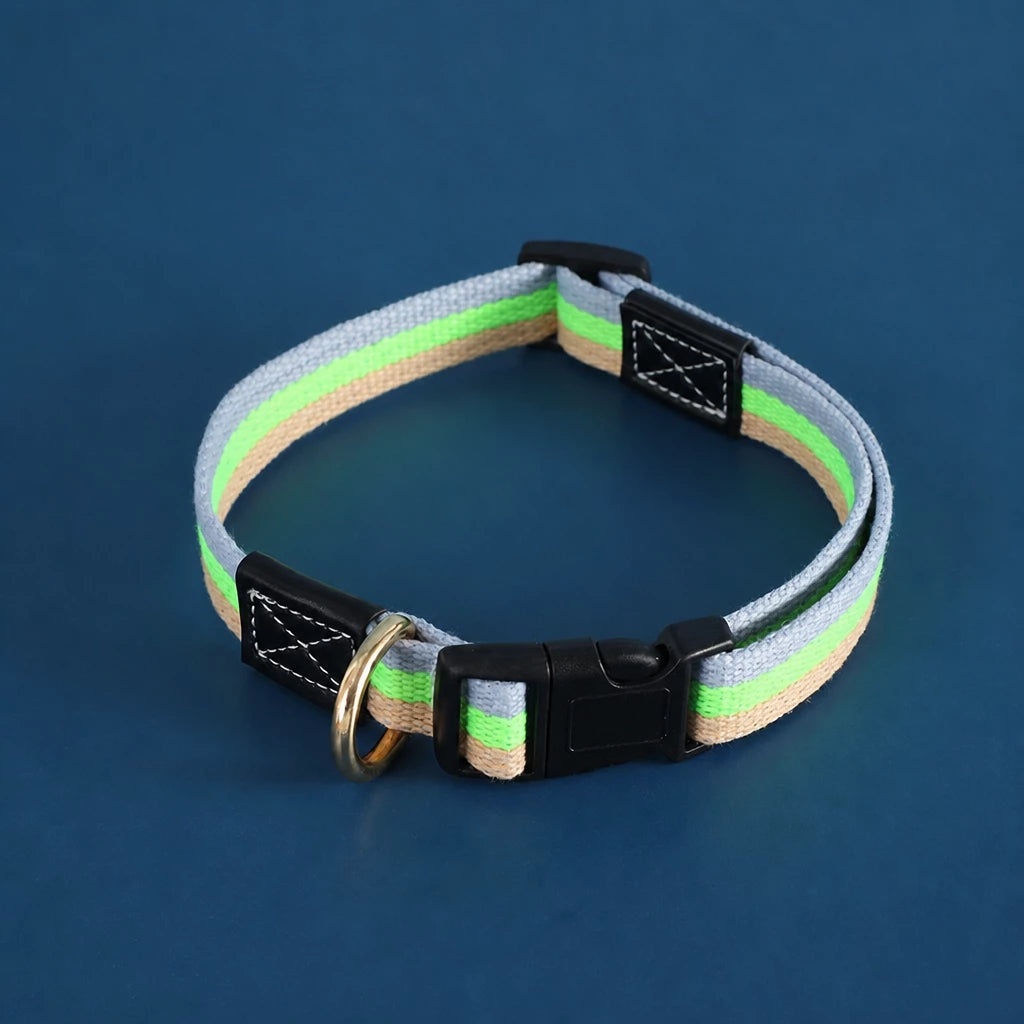 Adjustable Canvas Dog Collar