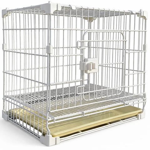 Stackable Metal Dog Crate with Sliding Door