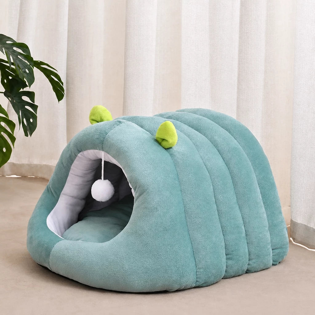 Semi-Enclosed Tunnel Cat Bed