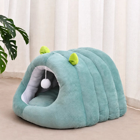 Semi-Enclosed Tunnel Cat Bed