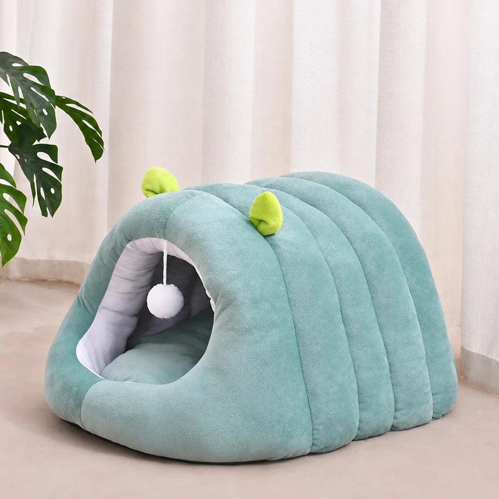 Semi-Enclosed Tunnel Cat Bed