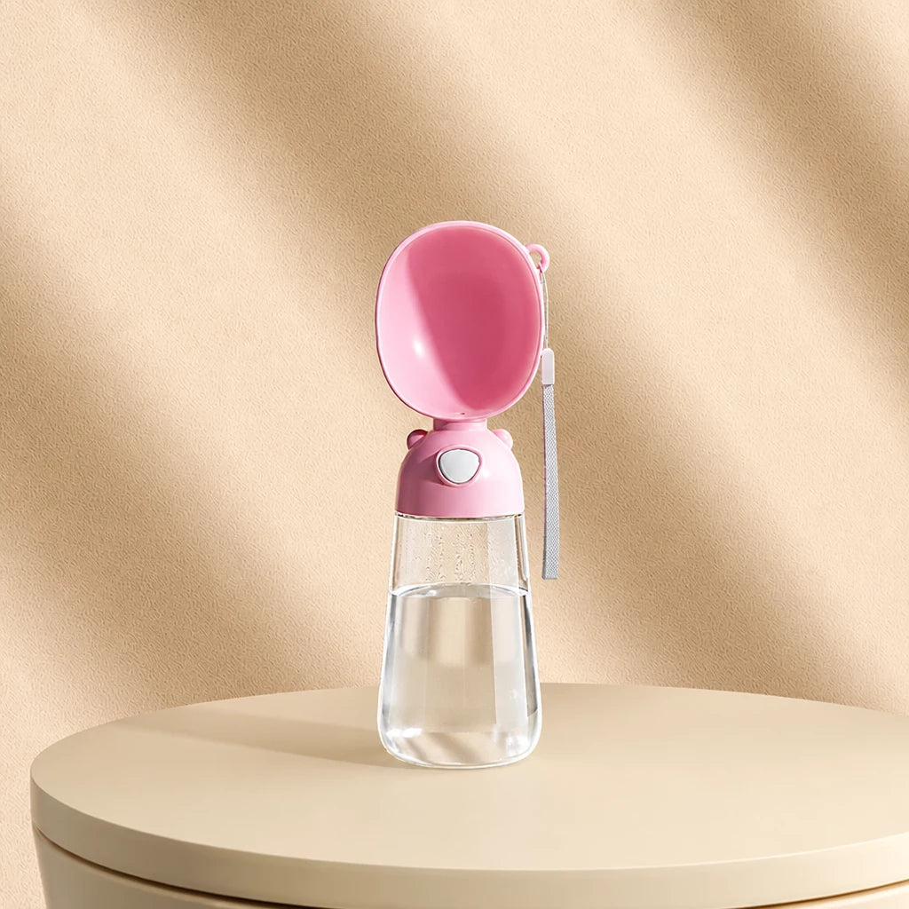 Portable Dog Water Bottle for Walks, Travel & Outdoor Use