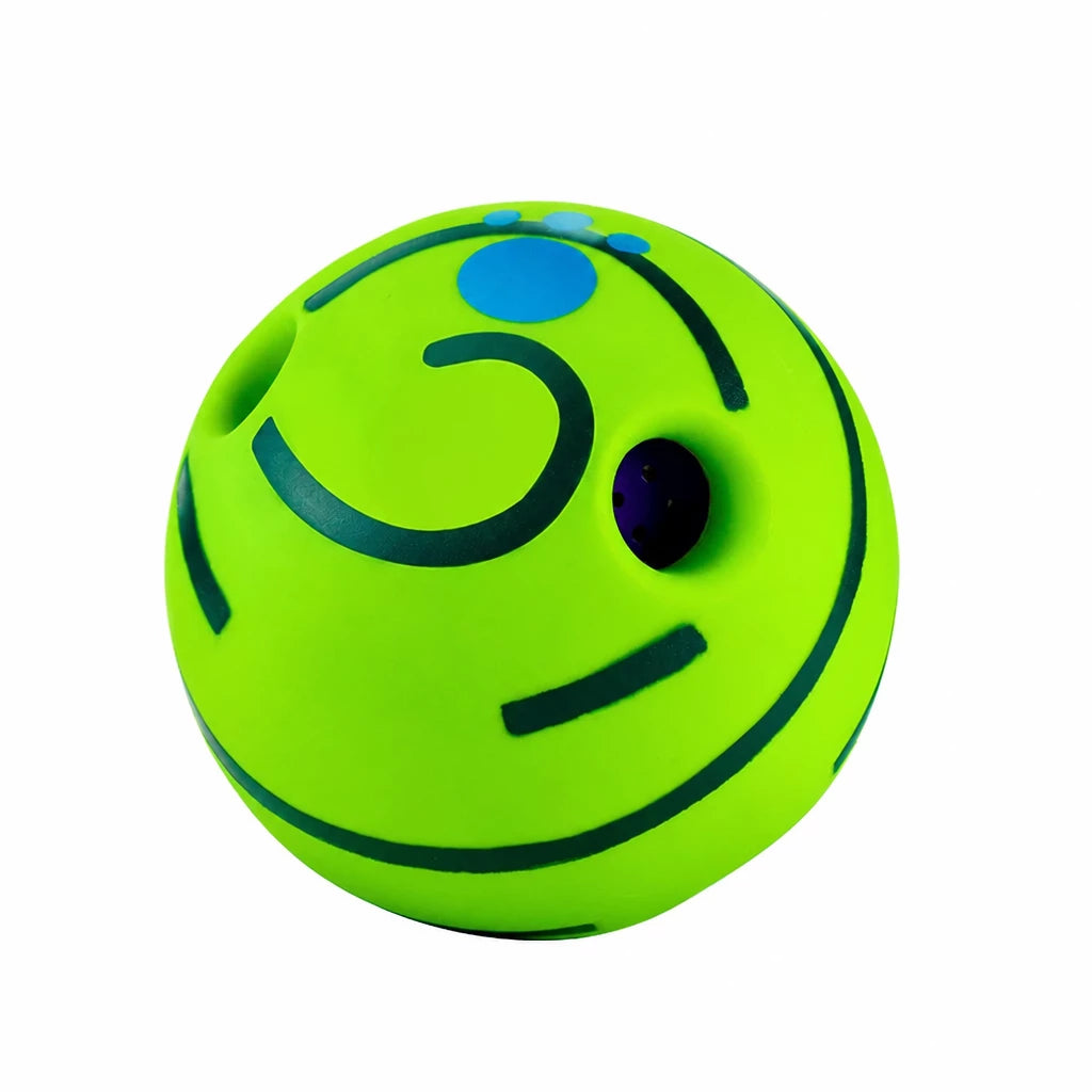 Squeaky Dog Ball Toy for Solo and Interactive Play
