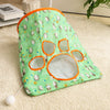 Foldable Crinkle Cat Tunnel Toy